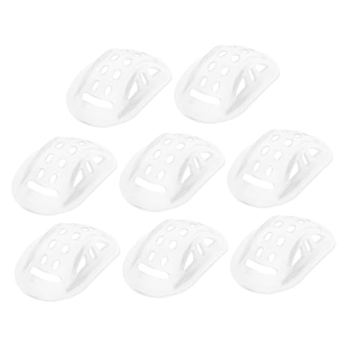 Mobestech 8pcs Helmet Chin Pads for Motorcycles Roller Skates Chin Cups for Enhanced Comfort Versatile Fit for Daily Wear Activities