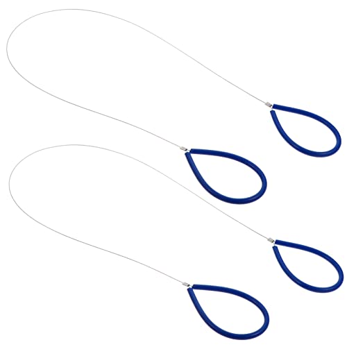 VANZACK 2pcs Pvc Cable Saw Emergency Survival Wire Saws Outdoor Portable Cutting Tools