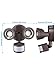 LEONLITE 25W LED Security Light Outdoor Motion Sensor, Motion Flood Lights for Outside, 30°-80° Beam Angle Adjustable, Dual-Head Security Light, Wet Location, ETL Listed, 5000K Daylight, Bronze