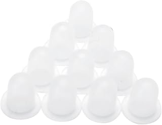 Beavorty Ink Kit Cups 200pcs Tattoo Ink Caps Disposable ABS Portable Ink Cups Ink Container Permanent Cups for Makeup Eyebrow Tattoo Supplies