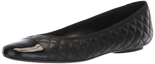 Image of VANELi Womens Serene Quilted Slip On Ballet Flats Casual