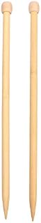 EXCEART 1 Pcs Wooden Knitting Needle Straight Single Point Knit Picks Weaving Tools Needles Knitting Supplies for DIY Crafting Beginner