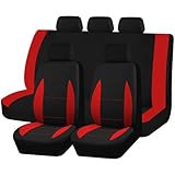 TDXWFBH Sitzbezüge Auto für VW Golf Sportsvan 2014 2015-2019 2020, 9 Stück Autositzbezüge Set, Klassisch Autositzbezüge, Sitzschoner Schonbezug Autositz,C