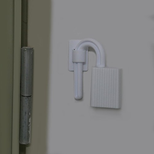 Image of Finger Guard - Finger Pinch Preventer Baby Proofing Door and Hinge Pinch Guard, White, 2-Pack