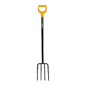 Fiskars Solid Spatengabel für harte Böden