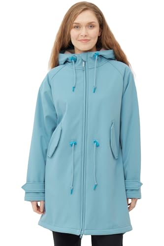 Derbe Hamburg Mantel - Friese Island - S bis XXL - für Damen - Größe M - hellblau