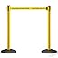 Caution do Not Enter Belt With Yellow Post