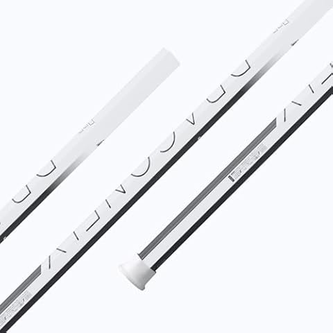 Epoch Lacrosse - Women's Dragonfly Purpose Pro 2, C32, iQ9 Flex Lacrosse Shaft - Carbon Fiber, Engineered for Elite Players, Micro-Bead Texture, Reload Technology - White Cover