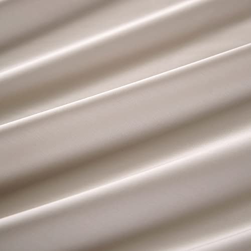 Christy 400TC King Size Duvet Cover Set | Ivory | 100% Cotton | Silky Smooth and Soft Bed Linen | Luxury 400 Thread Count King Size Quilt Cover Set - Image 3