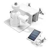 Supporto Universale Pannello Solare 12V, Montaggio Senza Attrezzi per Pannelli Solari Portatili e da Balcone, Ganci per Tegole e Pareti, Bianco