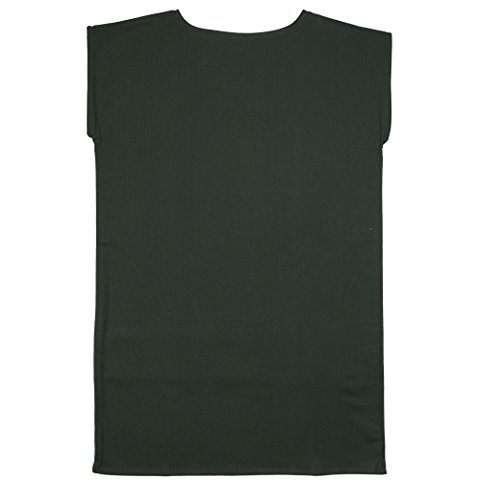 SAY Unisex Celtic Medieval Tunic Martial Arts Top, Green, X-Large