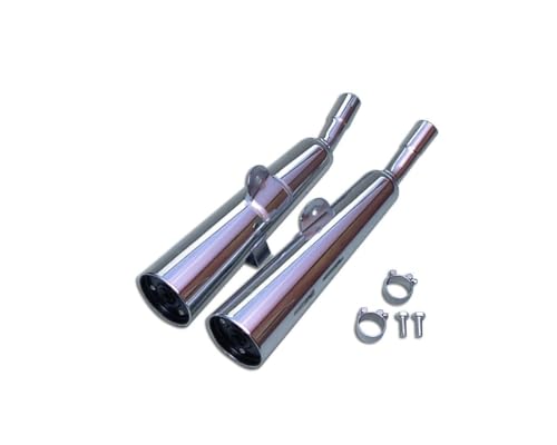 Échappement CM 125 Custom chromé MACH pour balades et sorties vintage