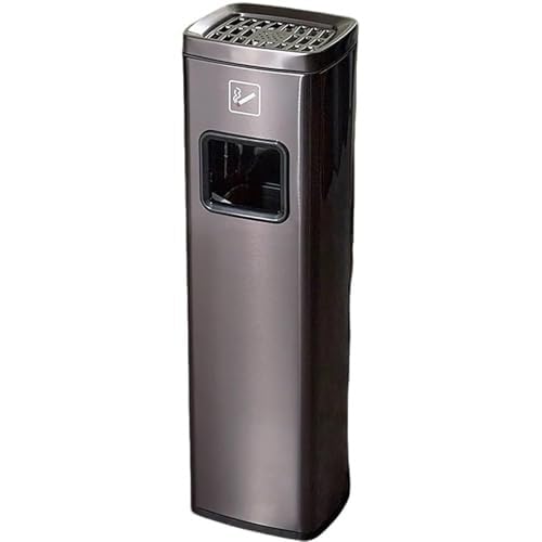 ashtrays for outside Standing Ashtray Outdoor for Patio Tall Outside Ashtrays for Cigarette Butt Receptacle Disposal Commercial stand(Color3)