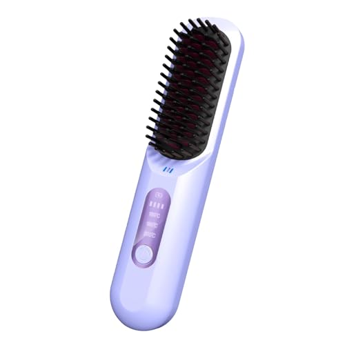 Cepillo alisador de , cepillo alisador de inalámbrico, alisador de con peine caliente, alisador de de viaje USB, alisador de cabello portátil para mujeres y hombres Cepillo alisador de , cepillo alisador de inalámbrico, alisador de con peine caliente, alisador de de viaje USB, alisador de cabello portátil para mujeres y hombres