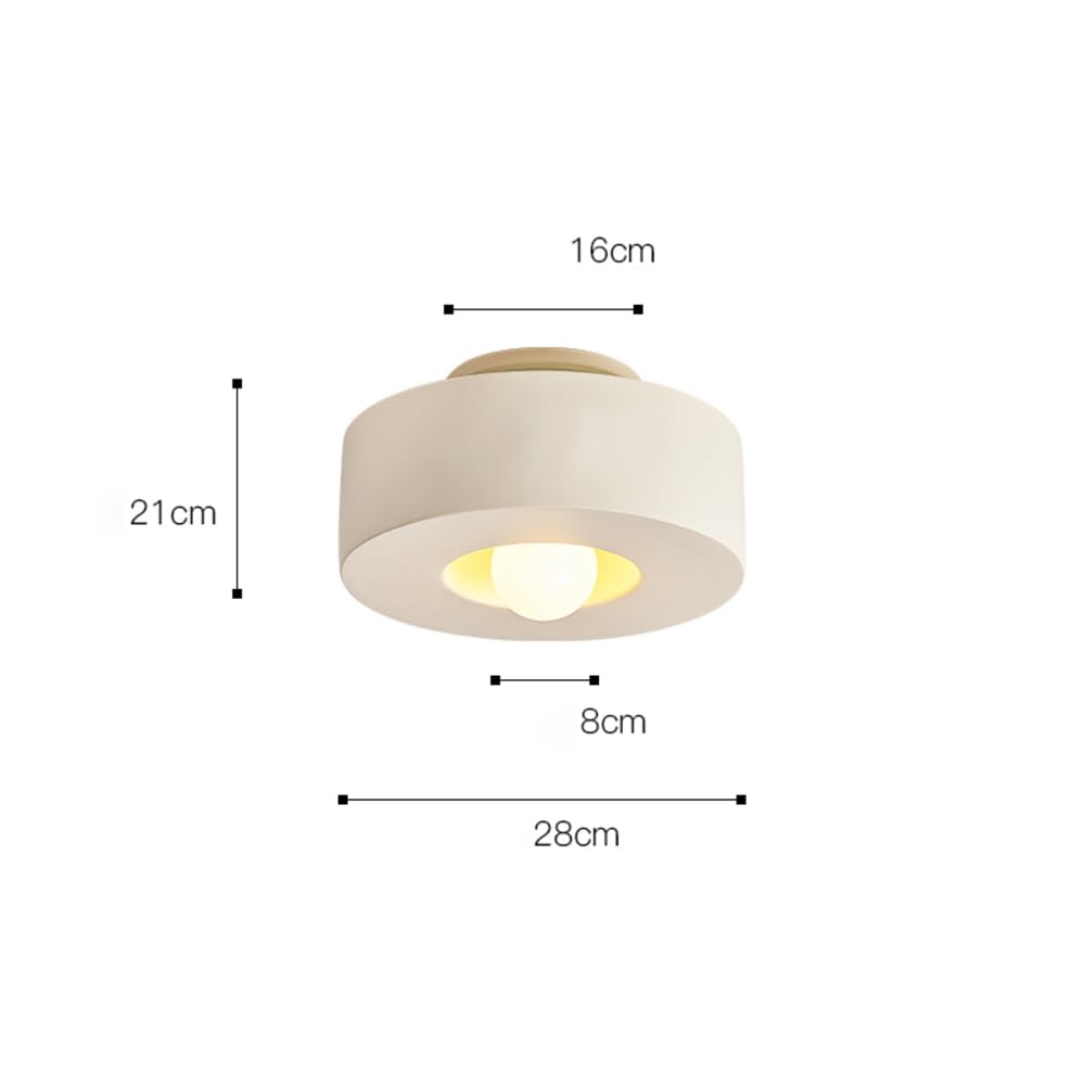 Lampa sufitowa do przedpokoju, balkonu, mała prosta, lampa sufitowa do salonu, wbudowana pojedyncza głowica E26, lampa korytarzowa przy wejściu do kwatery prywatnej