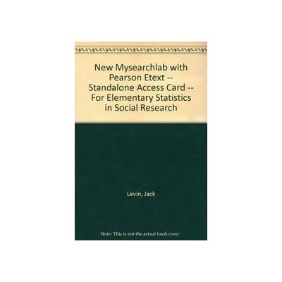 MyLab Search with Pearson eText -- Standalone Access Card -- for Elementary Statistics in Social Research