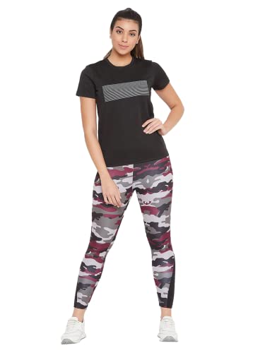 T-shirt de sport en polyester femme vêtement de gym respirant Clovia