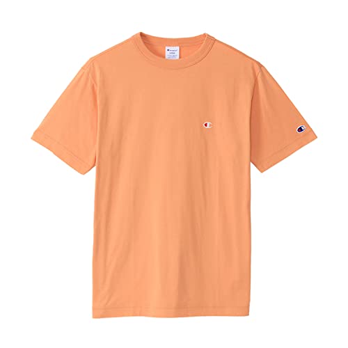 [チャンピオン] Tシャツ 半袖 綿100% 定番 ワンポイントロゴ刺繍 ショートスリーブTシャツ C3-P300 メンズ コルクオレンジ 3L