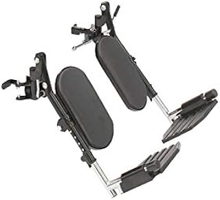 Invacare Wheelchair Elevating Legrests, Composite Footplates, Non-Padded Calf Supports, 1 pair, T94HEP,Black