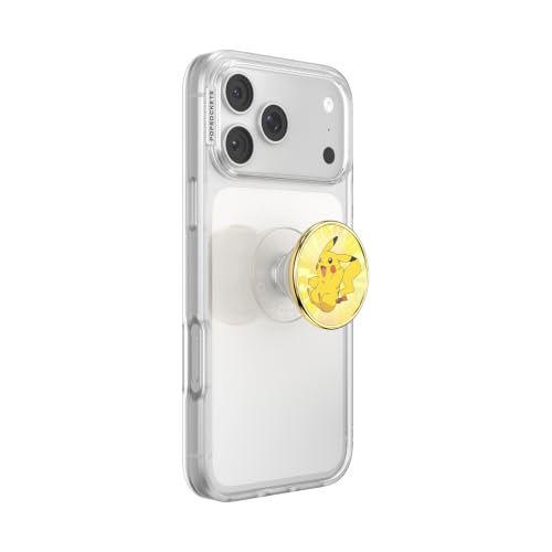 Image of PopSockets Adhesive Phone Grip, Holder- Pikachu Spark