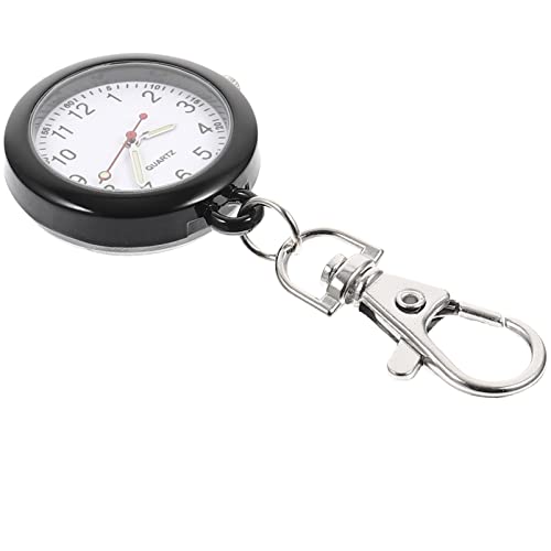 Tofficu Relógio de bolso enfermeira chaveiro médico broche chaveiro chaveiro relógio chaveiro clipe