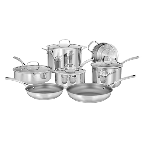 Image of Cuisinart Forever Stainless Collection 11-pc. Cookware Set