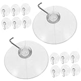 OFFSCH 24 Piezas Ganchos De Pared De Alta Resistencia Ganchos Removibles Ganchos De Succión De Ducha Colgador De Ventosa