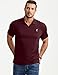 JMIERR Men's V Neck Polo Shirt Slim Fit Muscle Golf T-Shirt Soft Short Sleeve Tee for 2026 Spring Clothes, S, Red