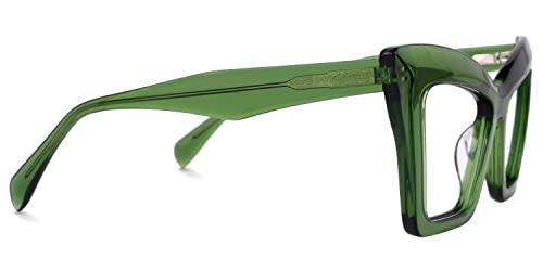 Zeelool Fashion Cat Eye Glasses Frame for Women with Non-prescription Clear Lens Boland ZJGA939170