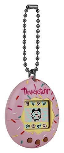 TAMAGOTCHI Bandai Original 42942NBNP - Guscio per spolverare con catena, The Original Virtual Reality Pet 42942NBNP, rosa