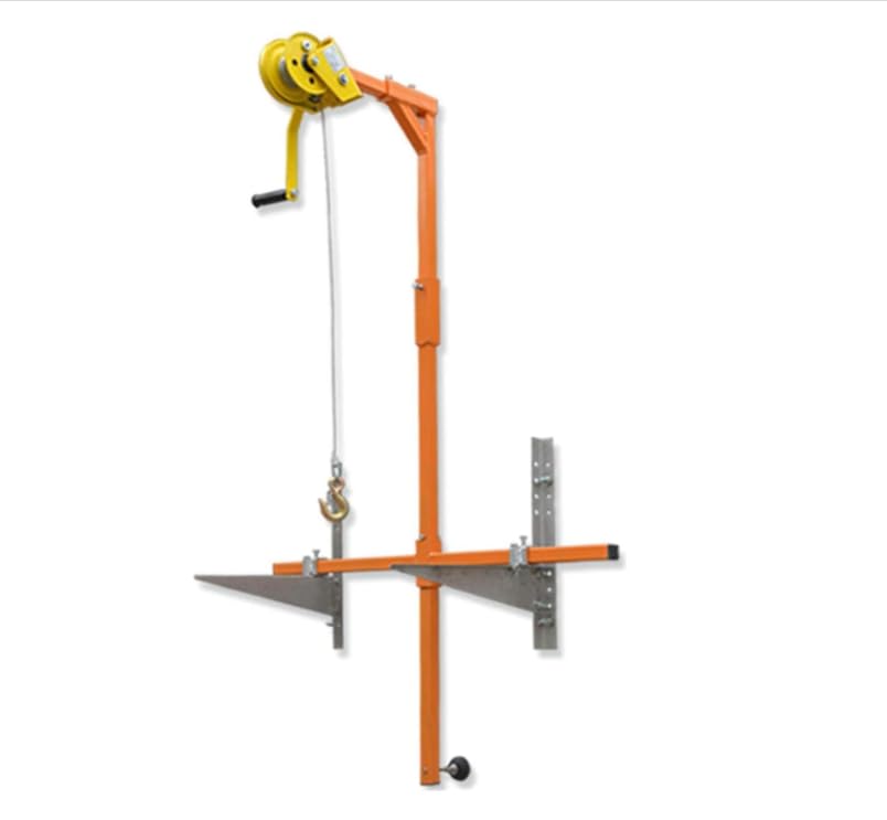 Grúa de instalación de aire acondicionado exterior con barra elevadora 6