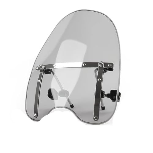 Pare-brise moto universel 18" x 16" pour longs trajets
