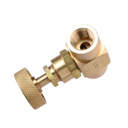 Válvula de aguja de latón 1/4 NPT x 1/4 NPT hembra 600 PSI para gas 2