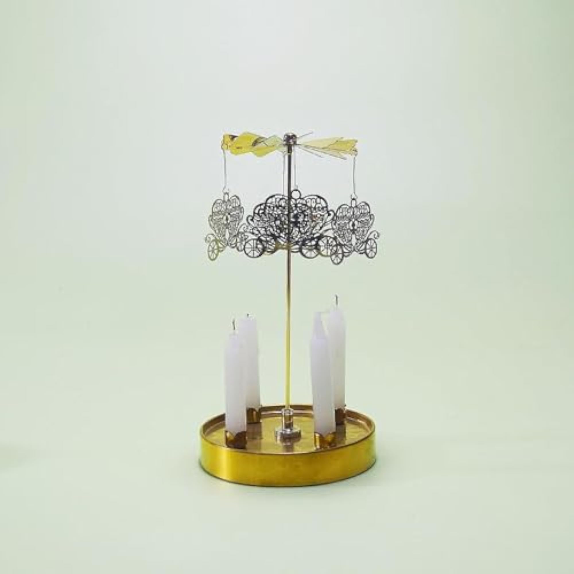 Rotating Candle Holder, Decorative Pillar Candles