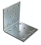 50 Stück FMG Lochwinkel 60 x 60 x 60 mm | Stahl DX 51 verzinkt | Zinkauflage 275 g/m² | Materialstärke 2,0 mm | ETA 08/0064 | Lochdurchmesser 5 mm