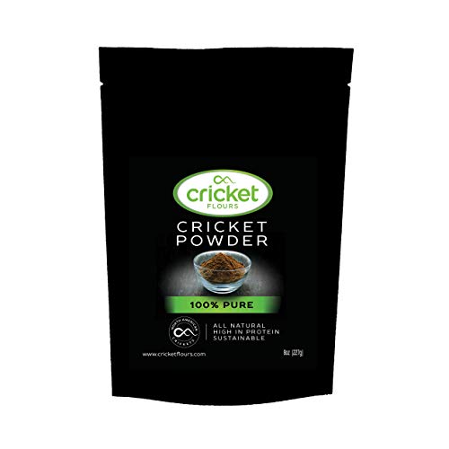 Cricket Flour: 100 Pure Cricket Powder 227gram (Made from North American Roasted Crickets)