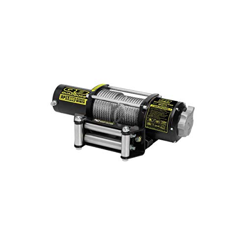 Quadboss 5000lb Winch con cable de alambre miniatura 1