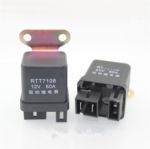 Relé de arranque 24V 60A con alta capacidad de carga para motores de camiones