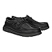 HEYDUDE Wally Work CE Classic Black Size 7, Mens Shoes, Men's Slip-on Loafers, Comfortable & Light-Weight
