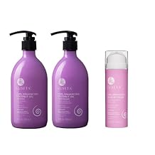 Luseta Curly Hair Shampoo and Conditioner Set and Curl Cream for Curly and Wavy Hair