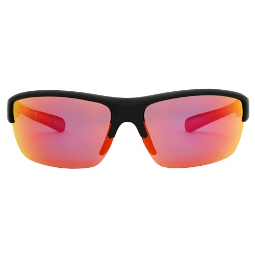 Foster Grant Men's All Terrain Gilbert Wrap Sunglasses, Black, 72.5mm2