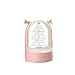Chihuo Bois de Luxe léger boîte de Rangement de Bijoux Bijoux Collier Anneau Boucle d'oreille Multi-Couche étagère de Rangement rotative (Pink)