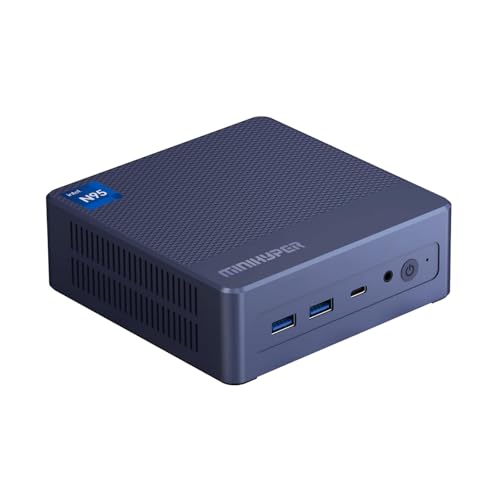 Image of Mini PC, Micro PC 16GB RAM 512GB SSD | Intel 12th N95 (up to 3.4GHz) Mini Computer W11 Pro, USB3.0, Small Desktop PC N95 Support 4K UHD Dual HDMI, BT5.1, Dual Band WiFi