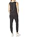Amazon Essentials Women's Studio Terry Fleece Jumpsuit, Black, Small