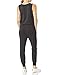 Amazon Essentials Women's Studio Terry Fleece Jumpsuit, Black, Small