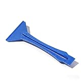 SAGEBIO Nail Art Double-Ended Scraper, 1Pcs ABS Gel Polish Scraper Tool for Stamping Plates – Comfort Hourglass Grip for Professional & DIY Manicure