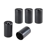 GMBYLBY 5pc AA To D Cell Battery Converter Shell Easy Use D Size Battery Adapter Spacers Case For Household Office Devices 5pcs