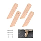 TIANMEIYI Cornhole Board Legs for Board DIY Maker, Cornhole Board Accessories 4pcs Legs with Hardwares