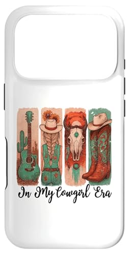In My Cowgirl Era Cowboy Boots Cowgirl Hat Women Blue Cowboy �X�}�z�P�[�X iPhone 17 Pro �p