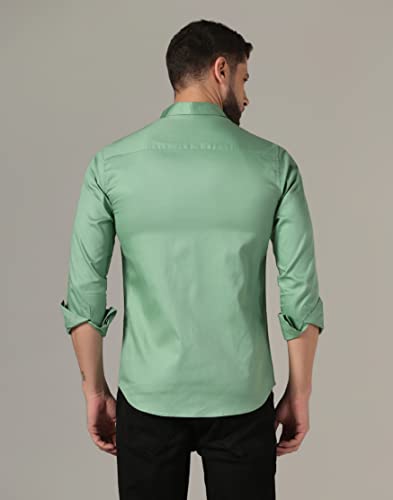 Image of J B Fashion Men's Cotton Full Sleeve Plain Casual Shirt (J-Plain)